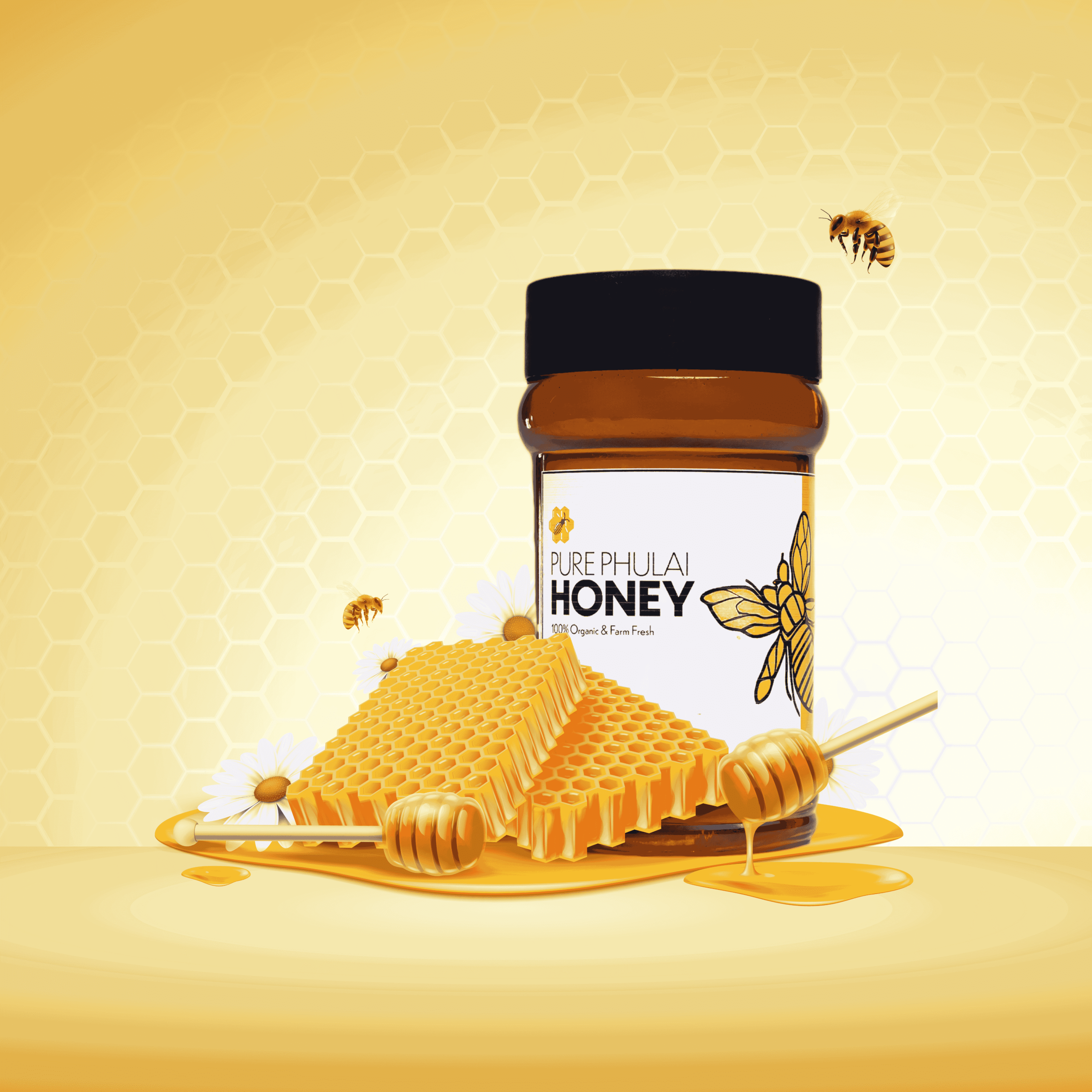 Pure Phulai Honey 1000 gram